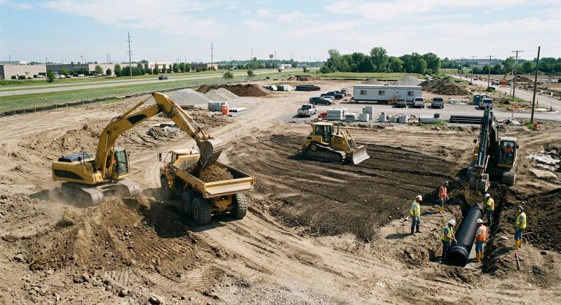 Parking Lot Site Preparation in Salt Lake City, UT